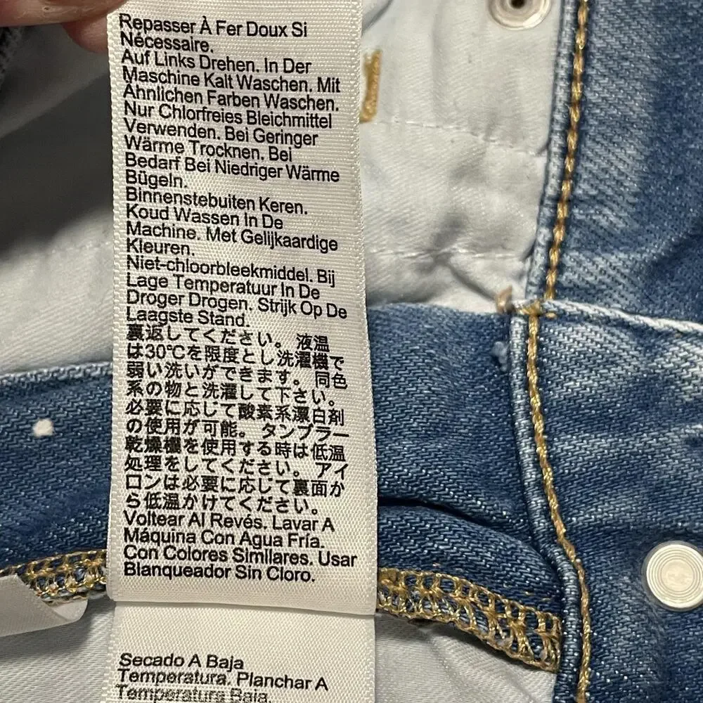 J Crew Classic Vintage Jeans Womens 30 Light Wash High Rise Straight Stretch - Picture 6 of 11